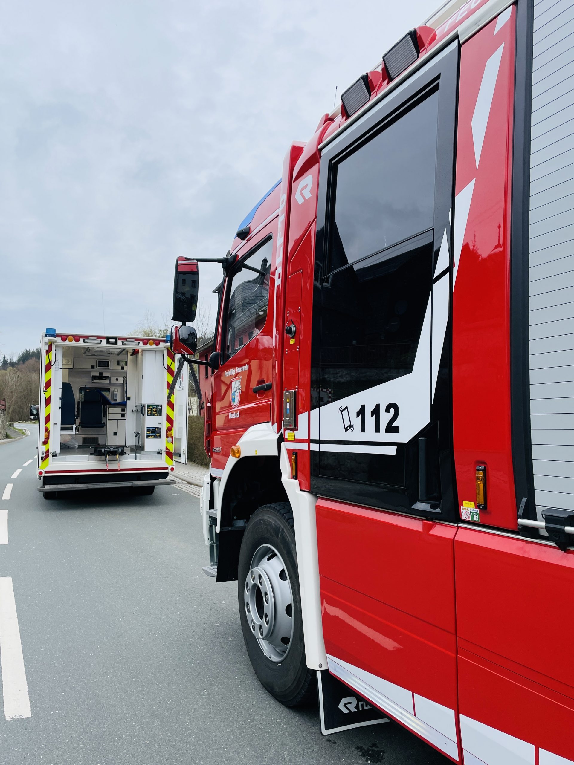 Hilfe angefordert: Katastrophenschutzzug des Saale-Orla-Kreises in Bereitschaft