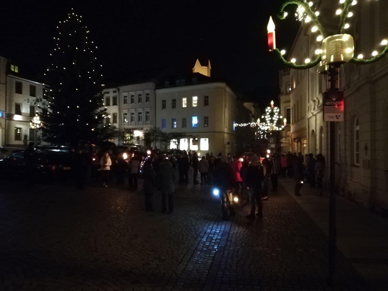 Knapp 150 Montags-Spaziergänger in Bad Lobenstein
