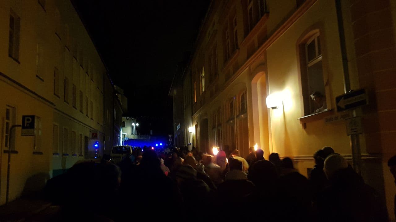 Über 200 Montags-Spaziergänger in Bad Lobenstein