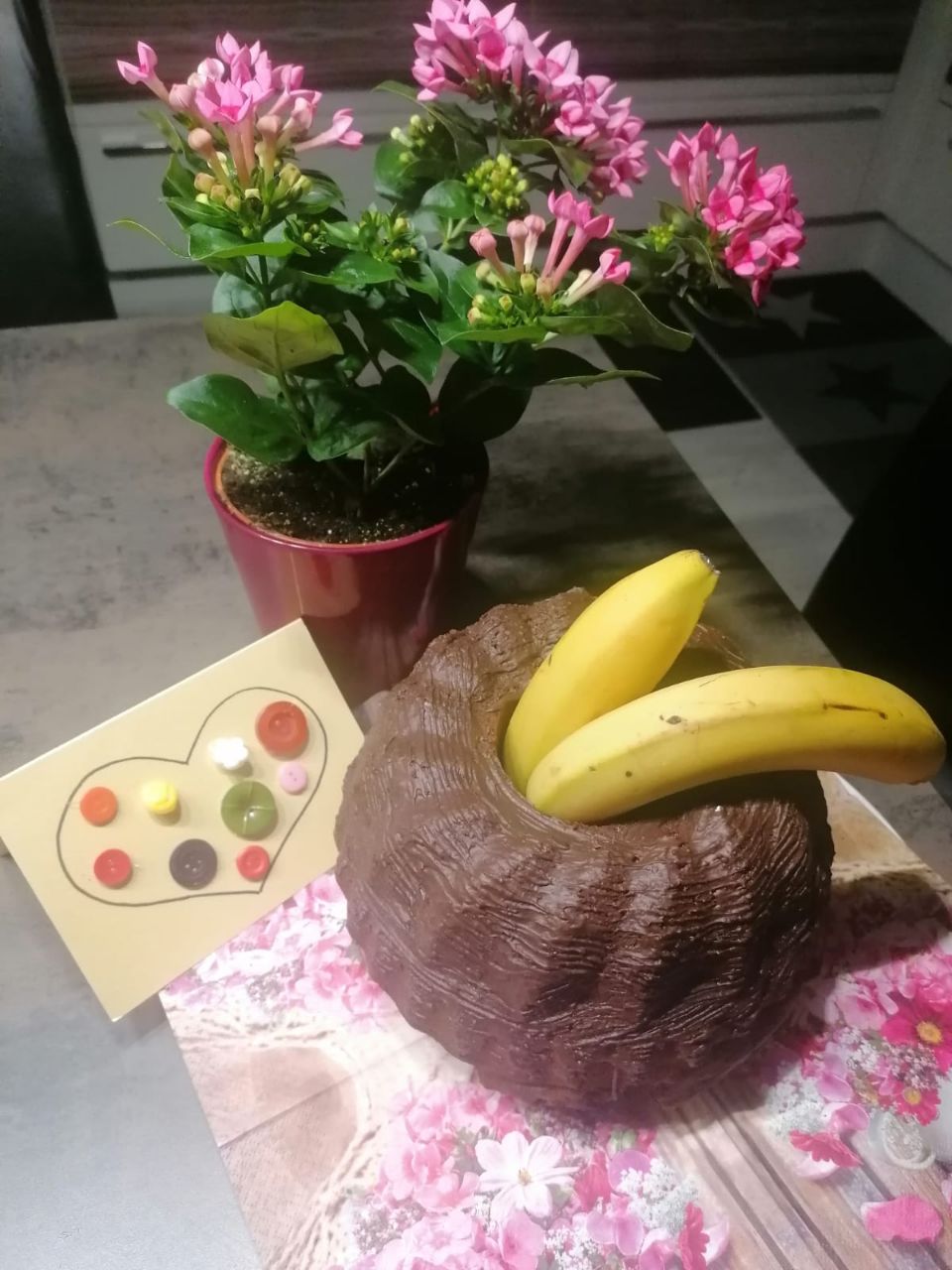 Rezept: Schoko-Bananen Kuchen