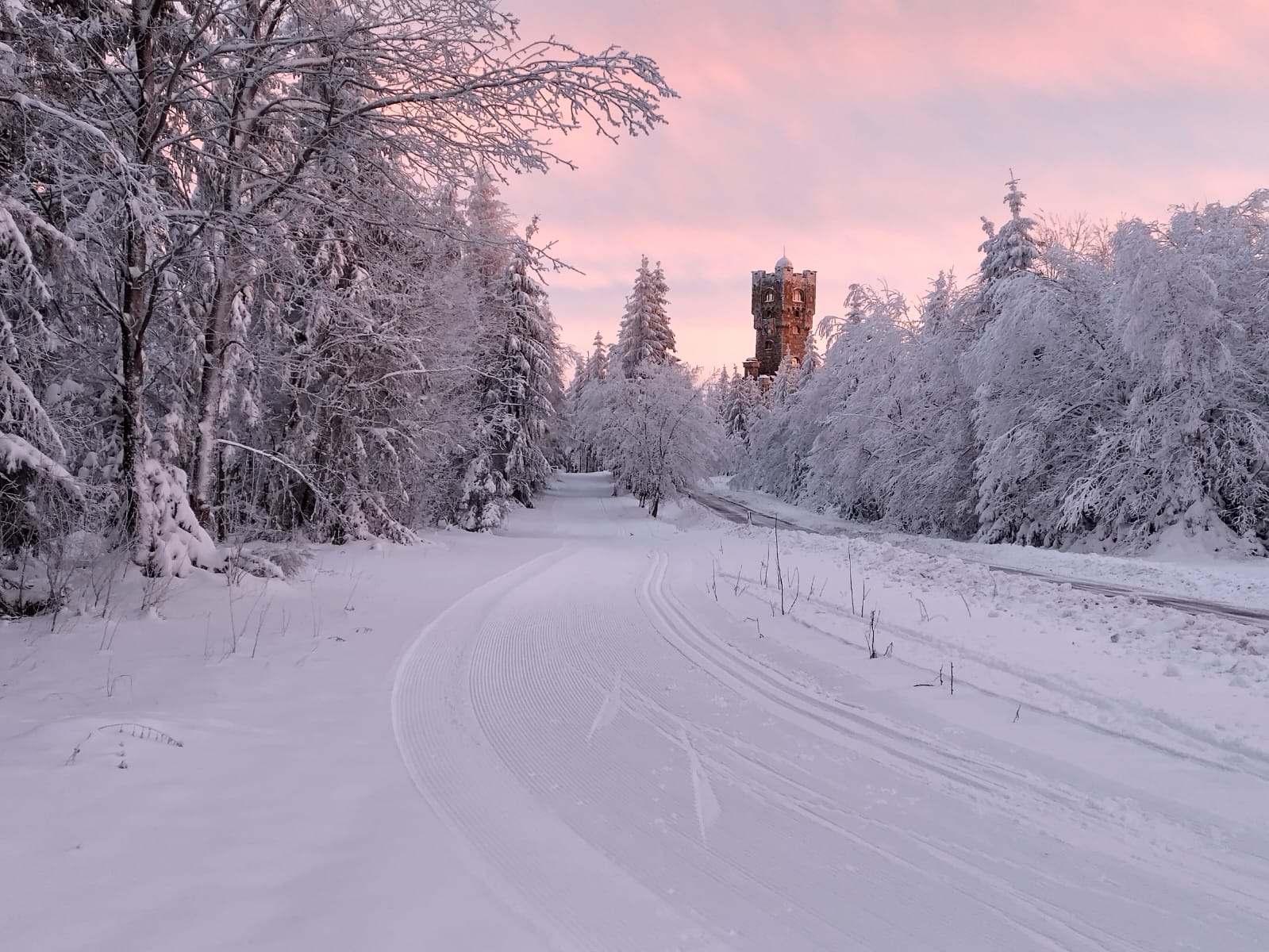 Gute Ski-Bedingungen um den Wetzstein