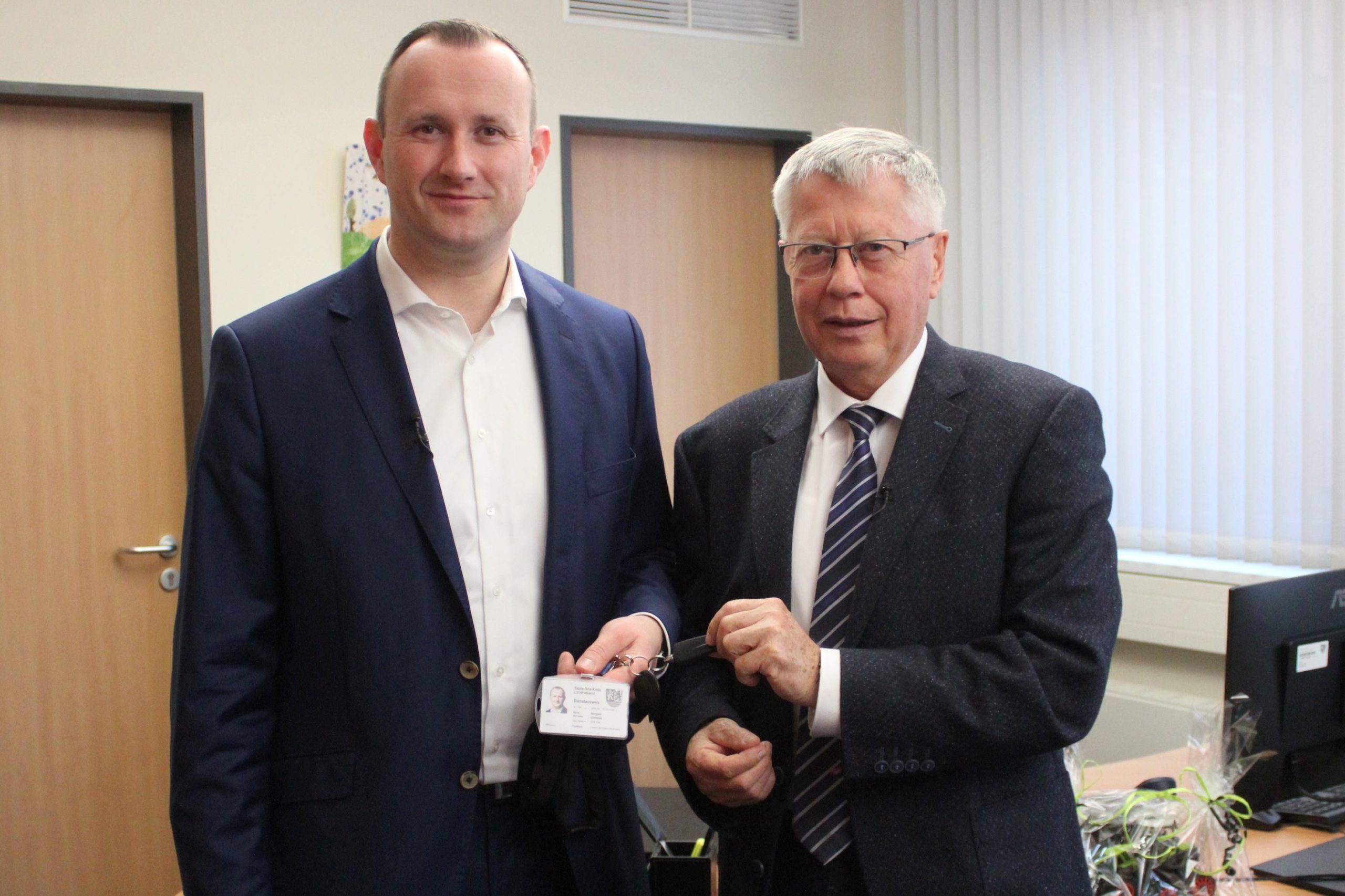 Christian Herrgott übernimmt Amtsgeschäfte als Landrat des Saale-Orla-Kreises