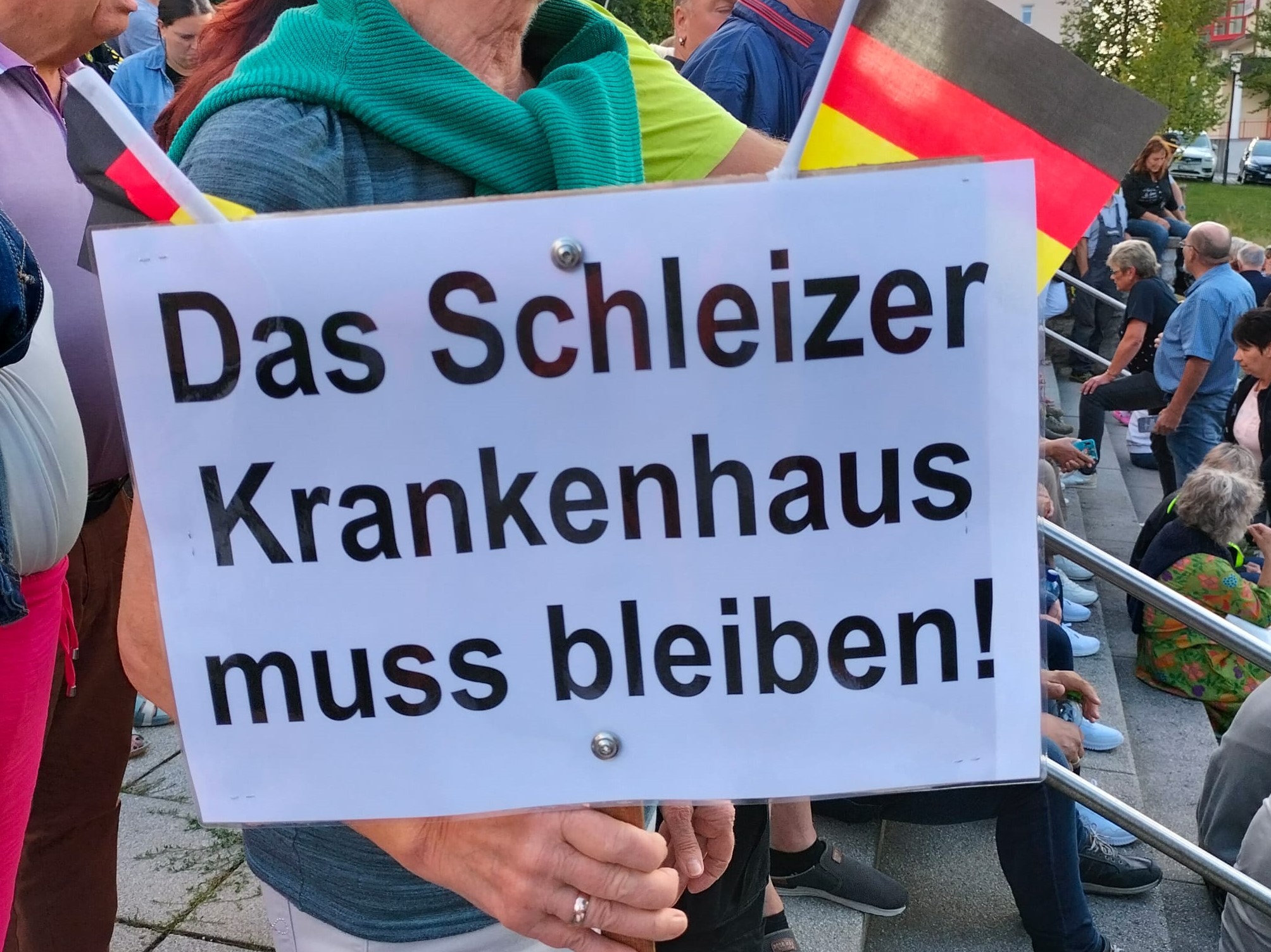 Kundgebung in Schleiz