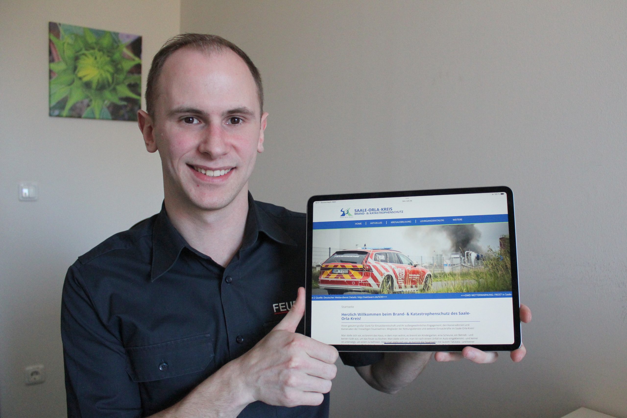 Neues Webportal für den Brand- und Katastrophenschutz im Saale-Orla-Kreis: www.bks-sok.de