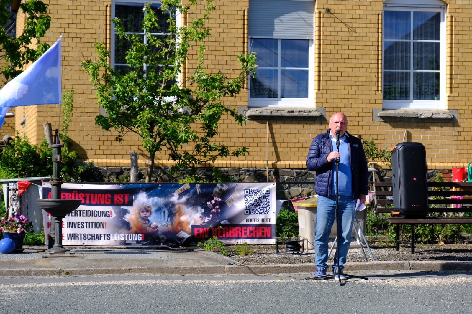 Europäisches Friedensprojekt in Oßla am 9. Mai 2025