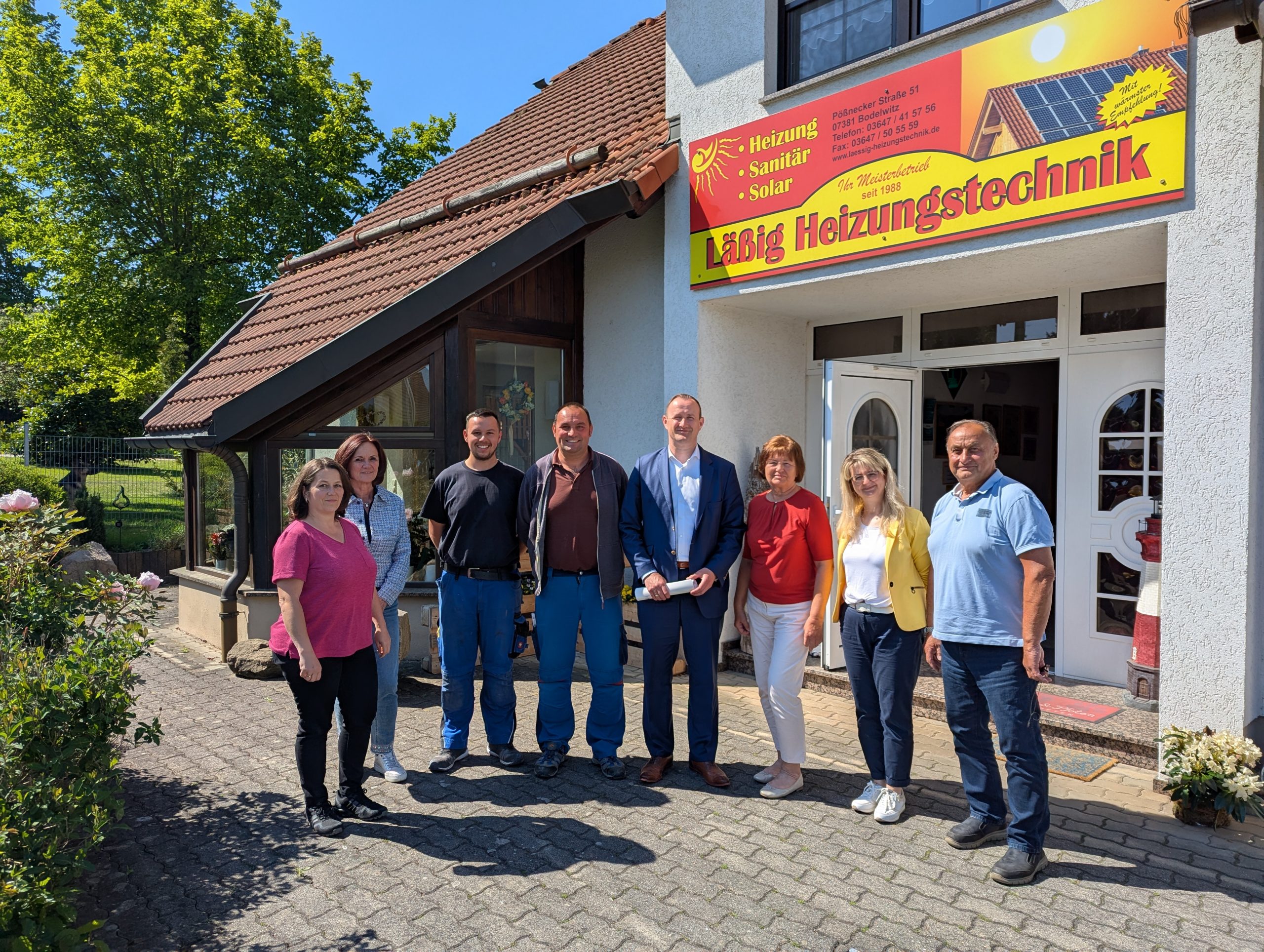 Landrat startet diesjährige Handwerks- und Gewerbetour