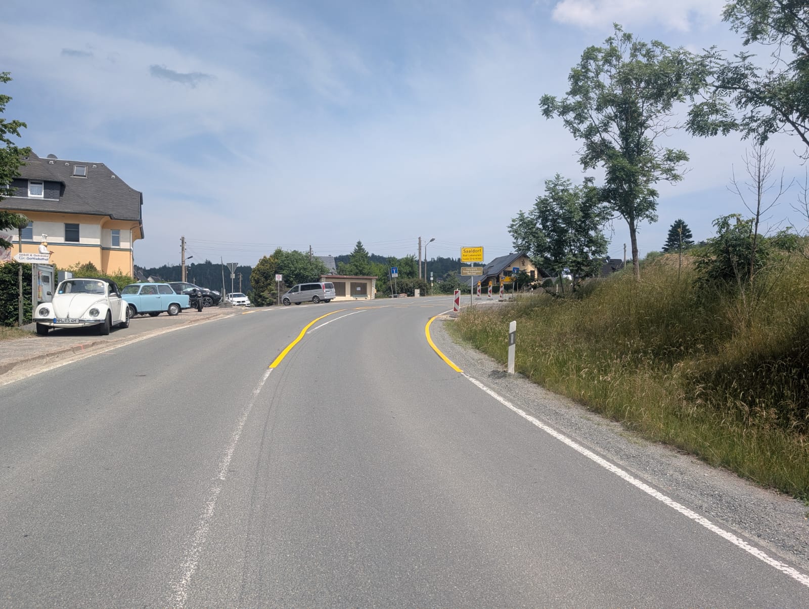 Achtung: Geänderte Verkehrsführung an der B 90 in Saaldorf – Bitte besonders vorsichtig fahren!