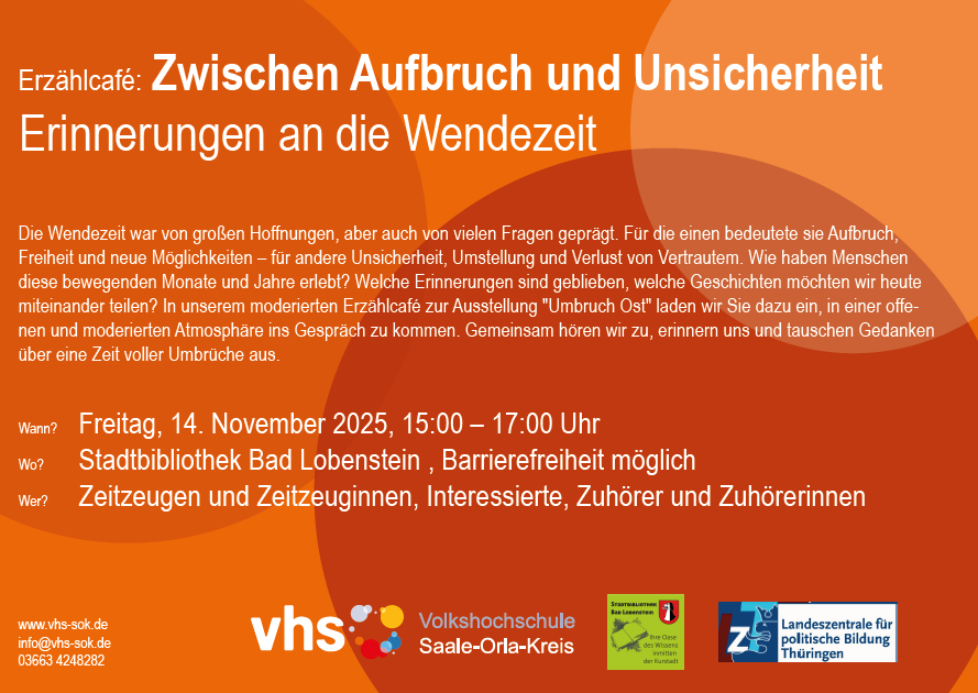 Erzählcafé – Geschichten teilen, Erinnerungen bewahren