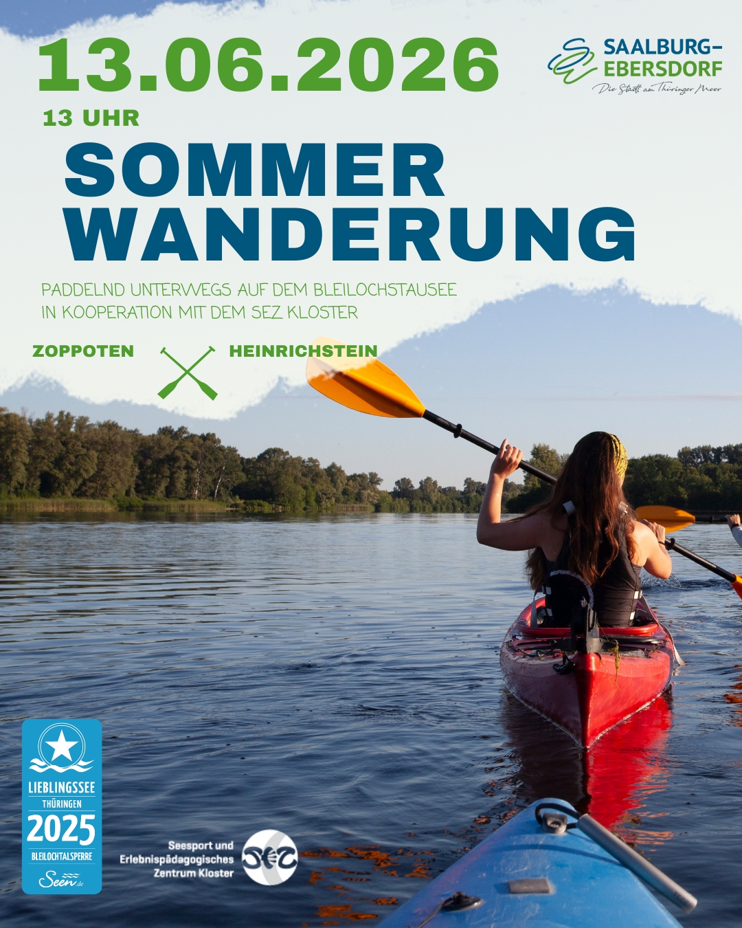 Sommerwanderung 2026 der Stadt Saalburg-Ebersdorf